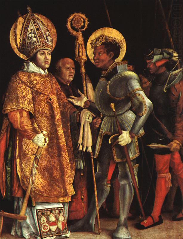  Matthias  Grunewald The Disputation of St.Erasmus and St.Maurice china oil painting image